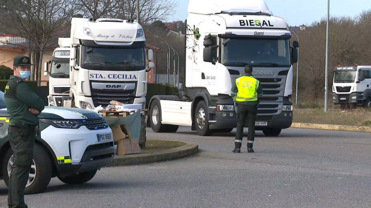 Detenidos en Mos y Vilalba dos personas responsables de boicotear camiones en la huelga de transportes​