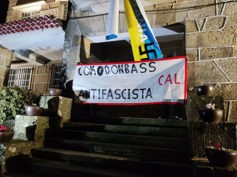 ​Una concentración en Santiago en solidaridad con la lucha “antifascista” en Ucrania y en apoyo al Donbáss