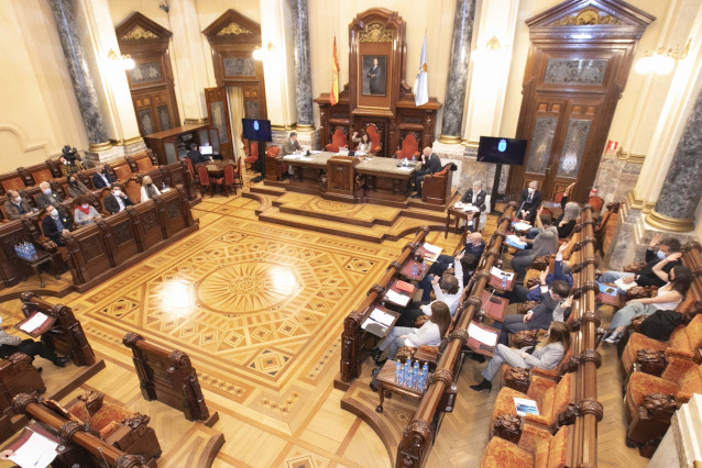 Pleno municipal de A Coruña