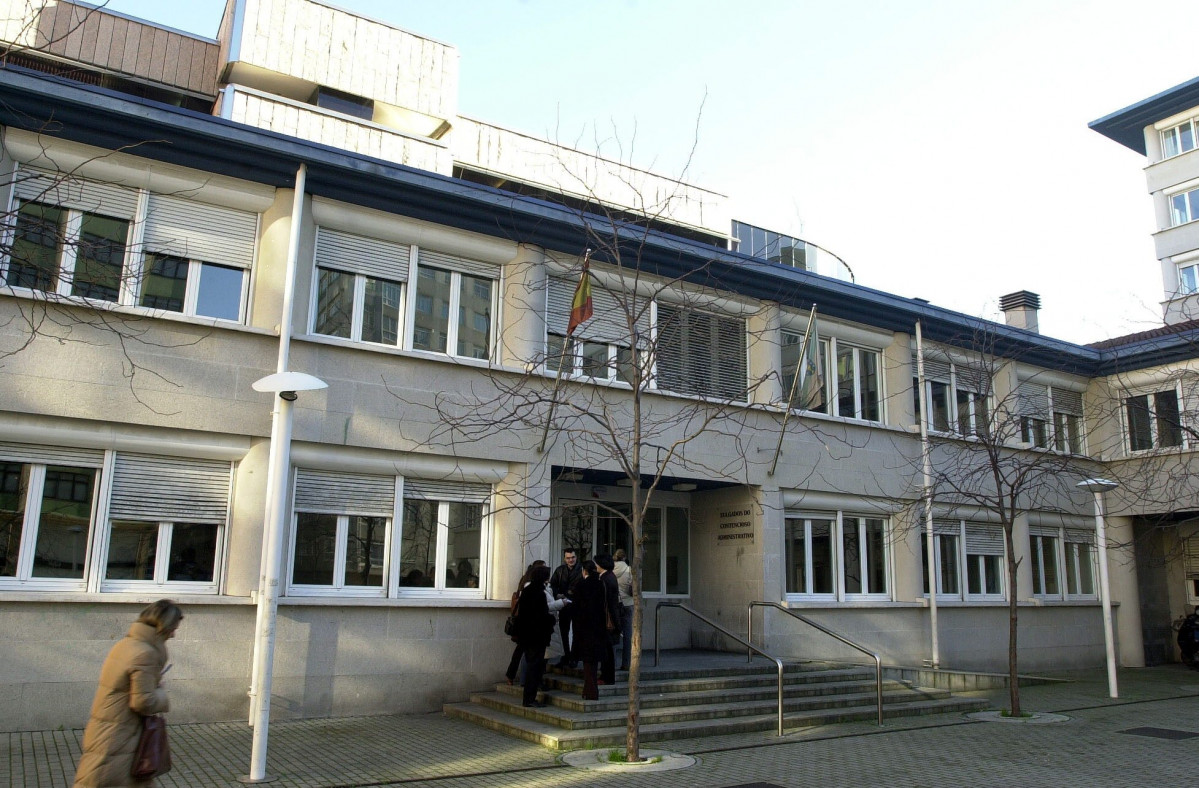 Archivo - Exterior de la Audiencia Provincial de A Coruña