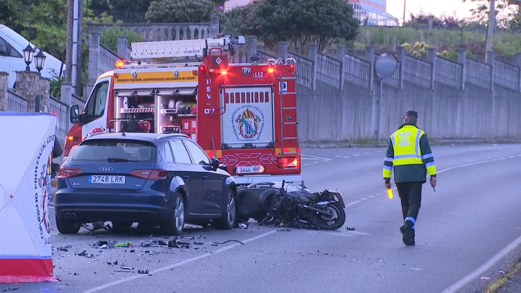 Accidente mortal en Paderne: un motorista pierde la vida al colisiona contra un coche de madrugada