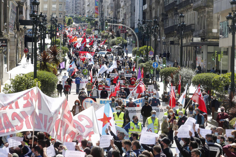 Los principales sindicatos llaman a tomar las calles de Galicia este 1 de mayo para exigir 