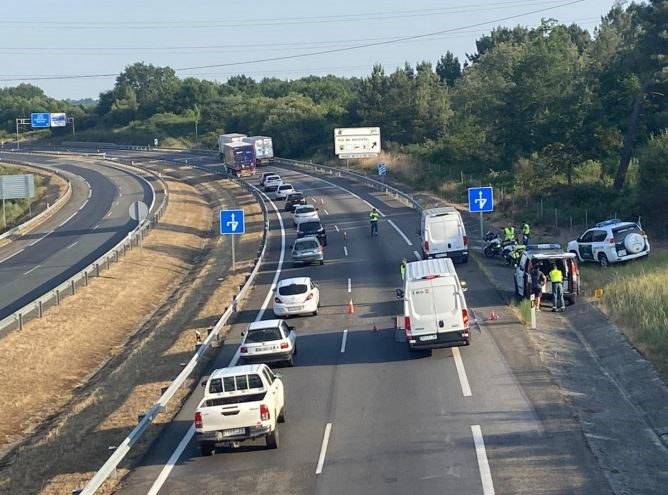 Sorprendidos varios camioneros conduciendo siendo positivos en anfetaminas y alcohol en Ourense