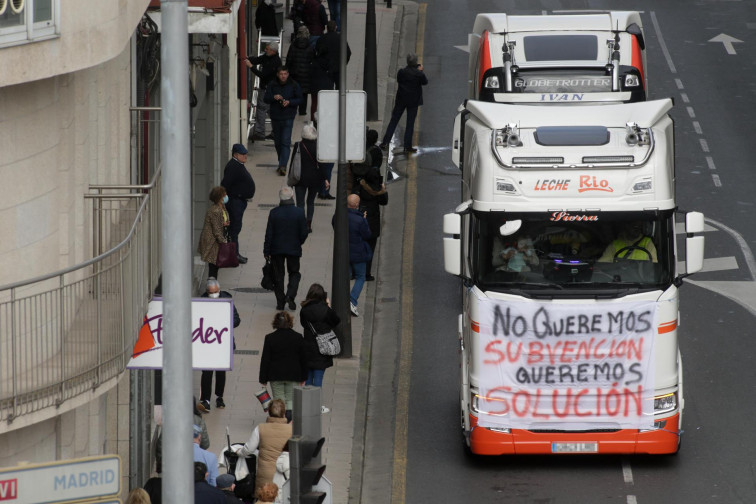 División entre los transportistas gallegos ante otra huelga: 