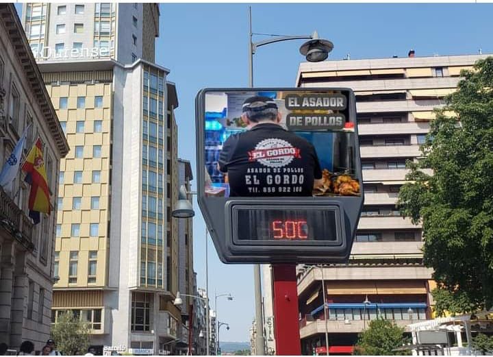 La ola de calor se recrudece y llega a alerta roja por encima de los 40 grados en Pontevedra, Ourense y Valdeorras