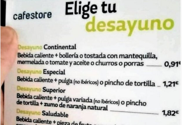 La cafetería del Congreso de los Diputados ofrece desayunos por menos de 1 euro