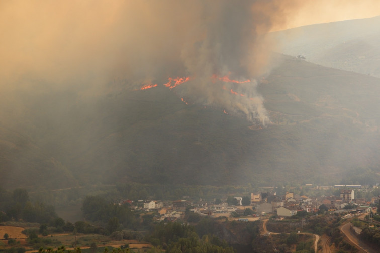 Ourense, pasto de nuevo de las llamas y las altas temperaturas: 