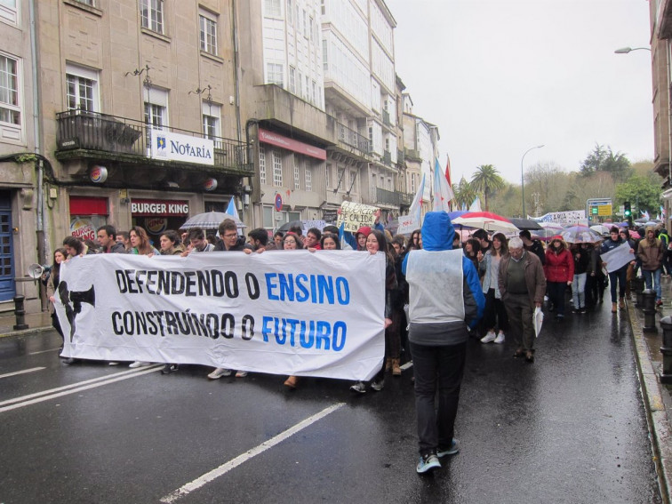 Los recortes en educación motivan la convocatoria de un protesta antes del inicio de las clases en Galicia