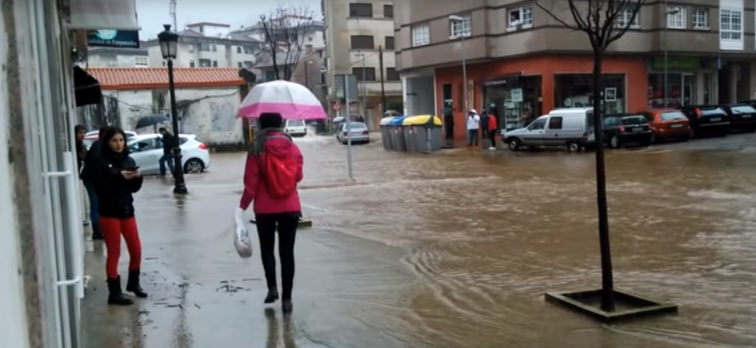 Aviso por fortes chuvias e posibles inundacións