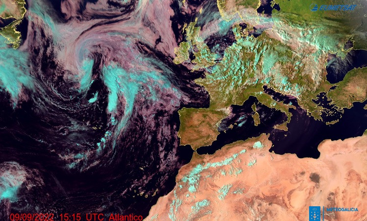 Danielle adelantará el otoño en Galicia con precipitaciones muy abundantes y una fuerte caída de las temperaturas