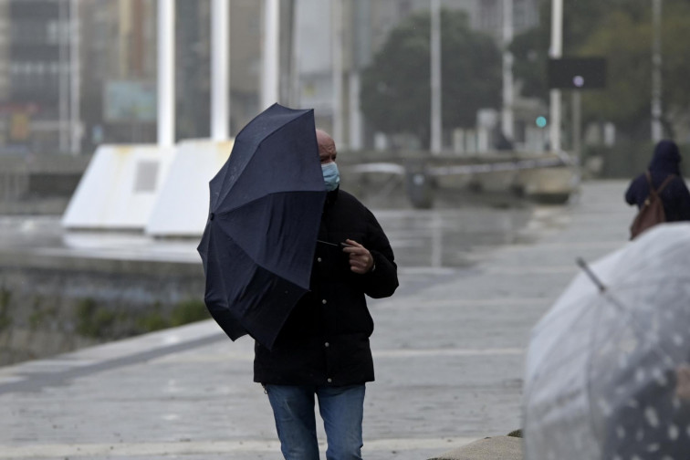 Alerta amarilla por lluvias durante parte del fin de semana en zonas de A Coruña dará paso a una semana muy lluviosa