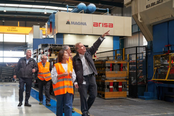 Patricia Argerey este martes en las instalaciones de Magna.