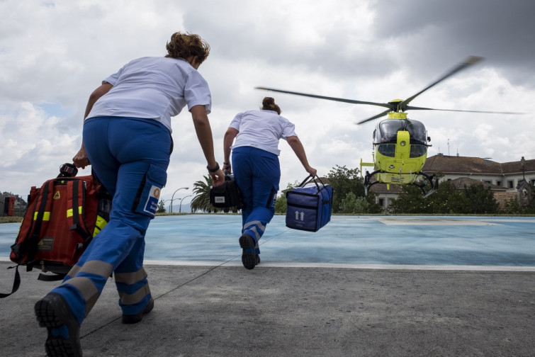 El sur de Galicia carece de cobertura con helicóptero medicalizado en estos momentos, denuncia la CIG