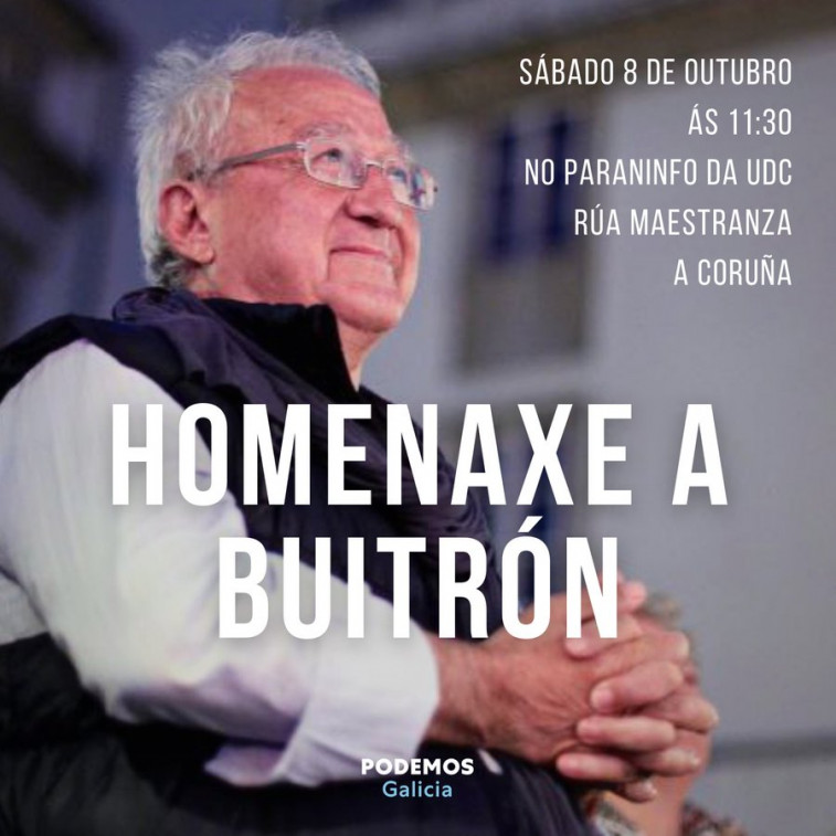 Homenaje en memoria del exgerente del CHUAC y exsenador de En Marea José García Buitrón