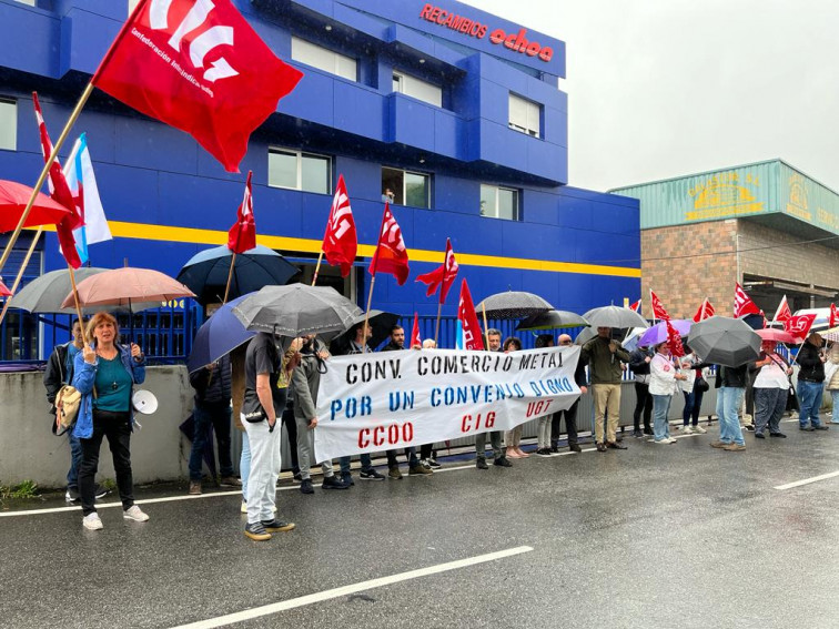 Zanjada la crisis del metal en Ourense, los trabajadores de Pontevedra se alzan por un nuevo convenio