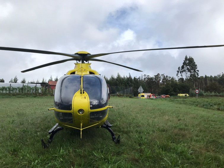 Accidente mortal en A Baña: fallece un conductor al descarrilar su vehículo en San Cribrán de Barcala