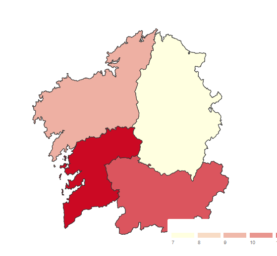 El paro baja en Galicia, sube en España y los contratos indefinidos continúan aumentando