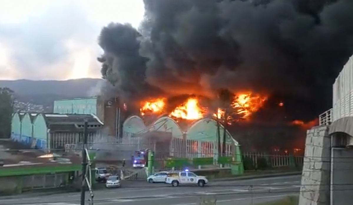 Incendio ponte sampaio