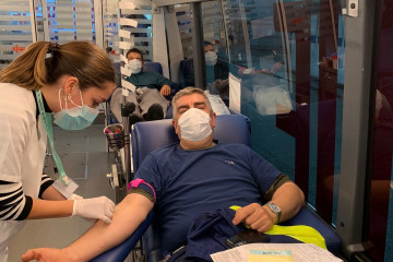 Donación de sangre en Stellantis Vigo.