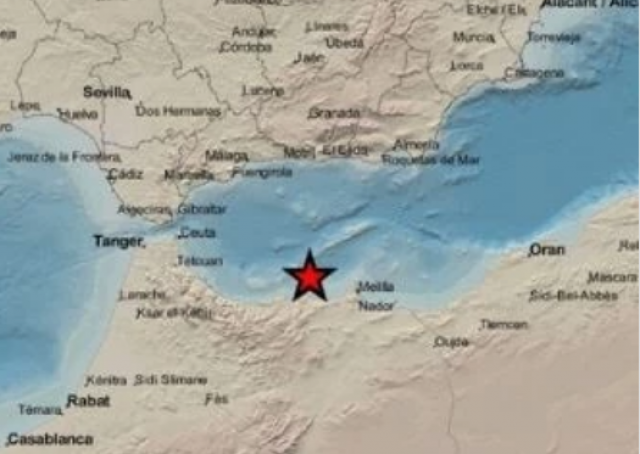 Un terremoto de magnitud 4,1 sacude Melilla y varios municipios de Málaga