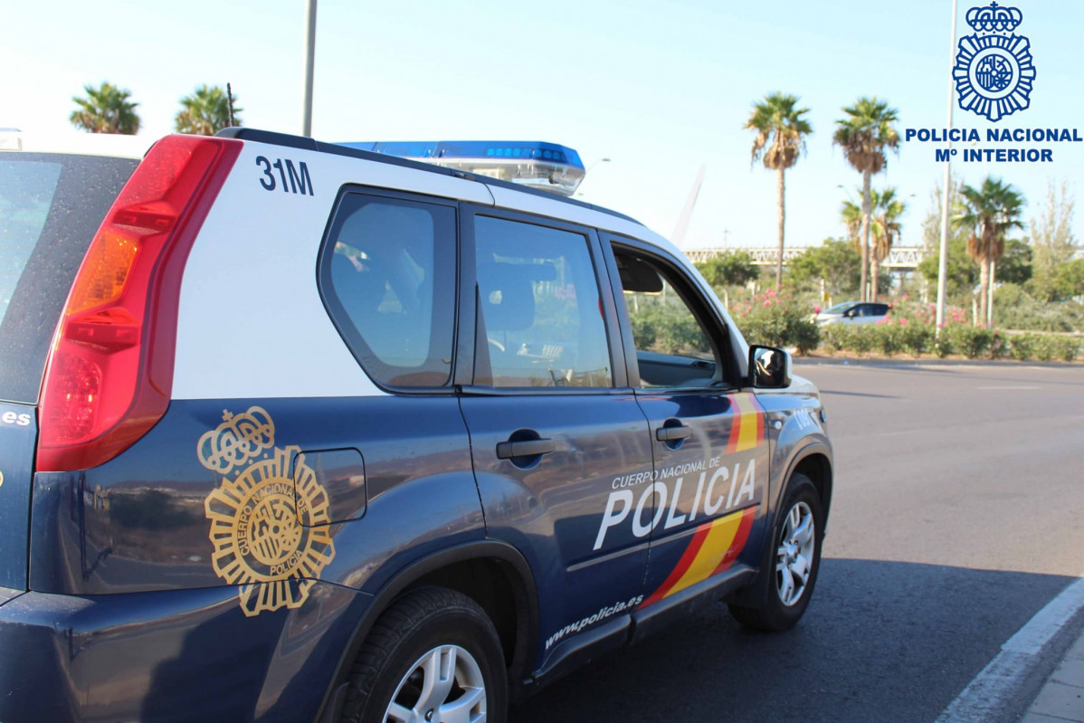 Coche patrulla de Policía Nacional