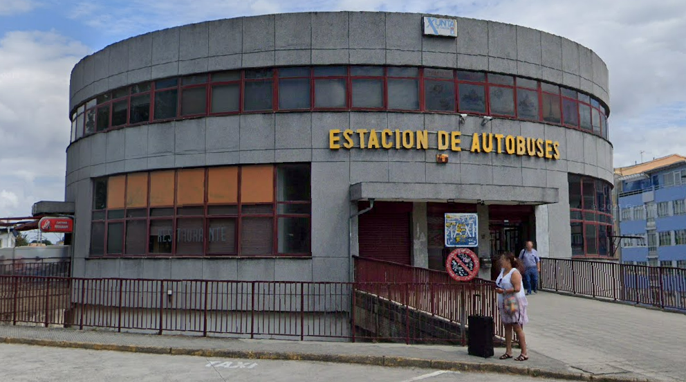 Estaciu00f3n de autobuses de Ferrol en una imagen de Google Street View