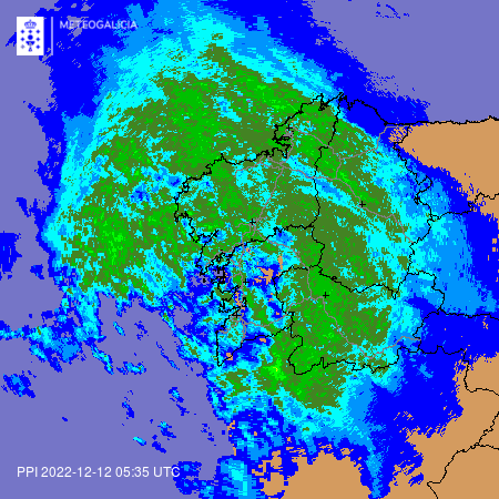 Las alertas por temporal continuarán el martes debido a las fuertes lluvias en muchas comarcas de Galicia