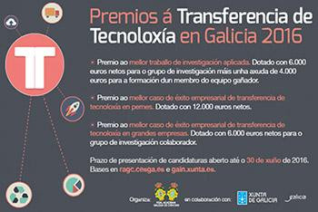 Premios Transferencia de Tecnoloxía en Galicia 2016