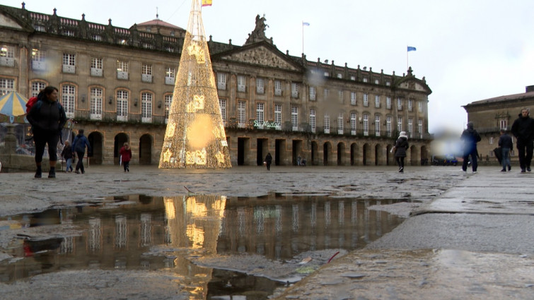 Galicia pasará las navidades con lluvias