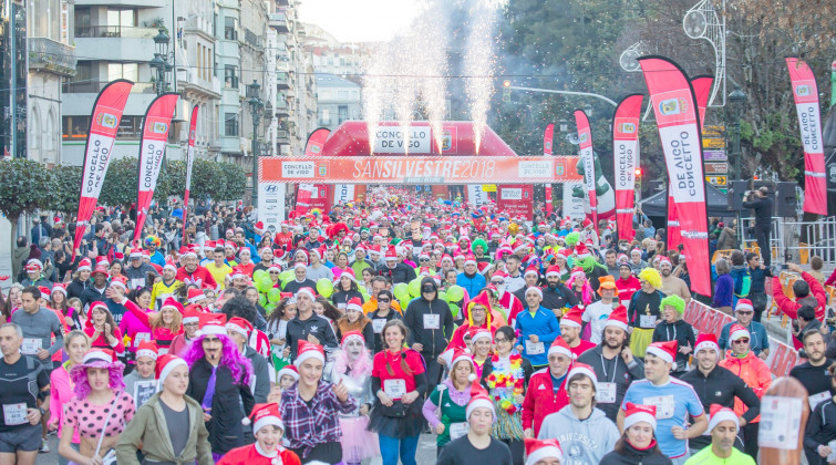 La San Silvestre de Vigo, suspendida por la tormenta, se correrá en febrero