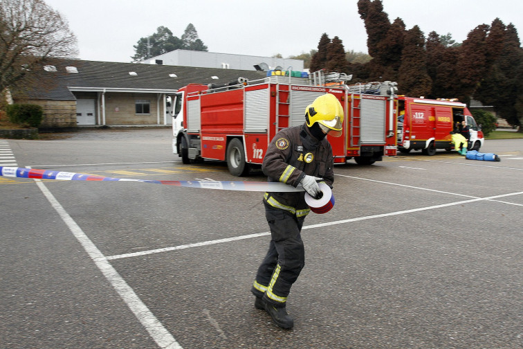 Las lluvias inundan los sotanos del Concello de Pontevedra y obliga a invervenir a los bomberos