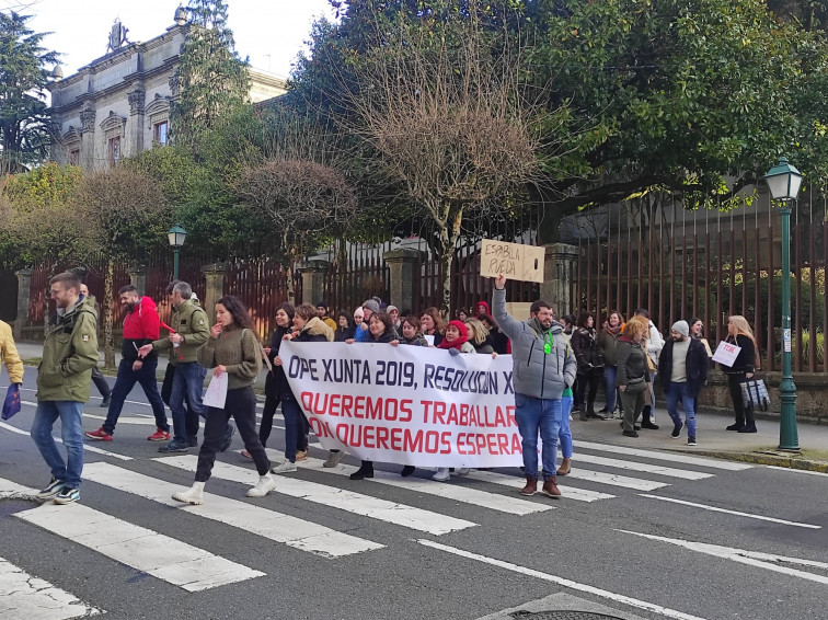 Dos años con las oposiciones de la Xunta aprobadas y aún sin trabajo, denuncian opositores de la OPE de 2019