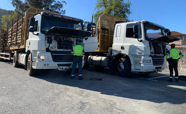 Camiones y autobuses, en el punto de mira de los controles de tráfico en los próximos días en Galicia