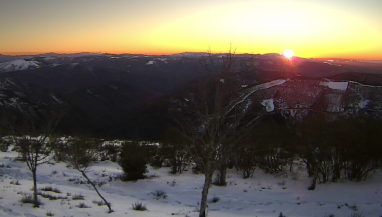 Heladas de casi -10º en lugares de Ourense como Calvos y hay alerta amarilla para la próxima noche