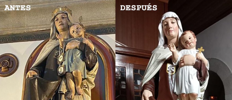 ¿El 'Ecce Homo' de Borja a la gallega? El repintado de unas figuras del XIX que escandaliza a los restauradores