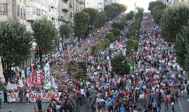 El área de Vigo saldrá de nuevo a la calle por la sanidad pública