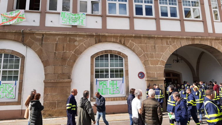 Comienza el carrusel de protestas en Navantia Ferrol por un nuevo convenio en los astilleros