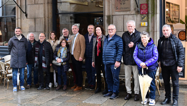 Premiados y jurado del III Premio 'Lorca, Guerra da Cal, Blanco Amor' en Santiago de Compostela