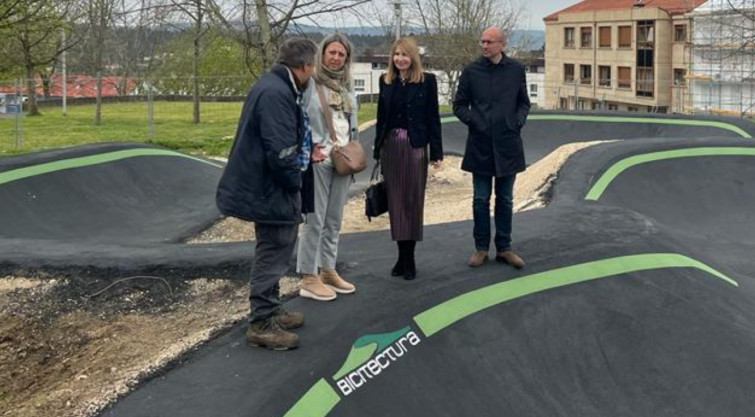 Santa Marta, en Santiago, estrenará zona deportiva con un innovador pumptrack para deportes sobre ruedas