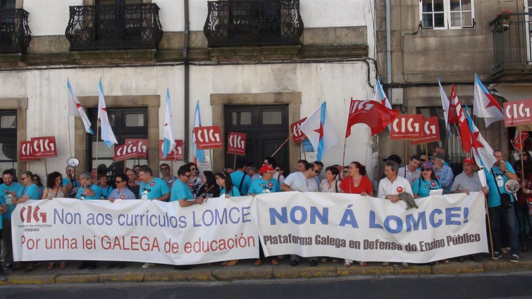 ​La Plataforma Galega en Defensa do Ensino también convoca huelga general el 9 de marzo