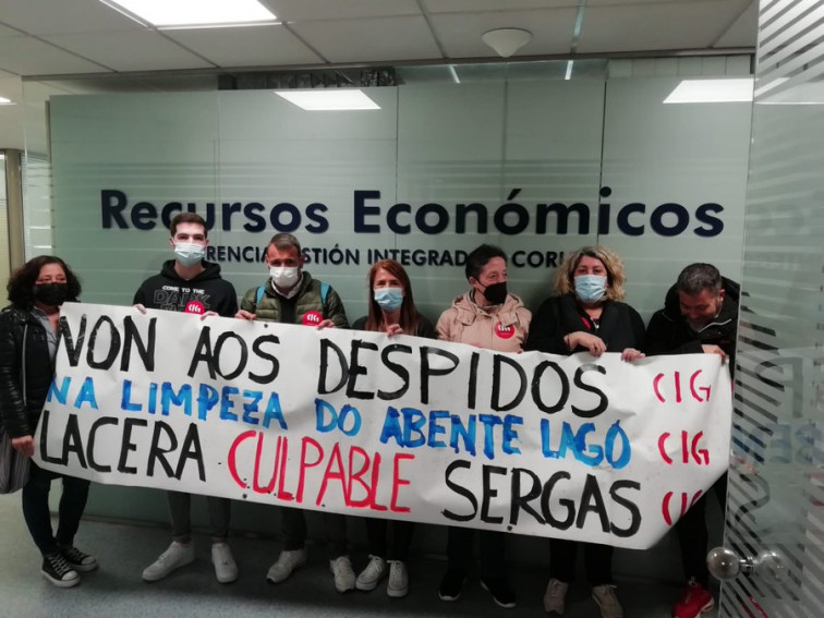 Suspendida temporalmente la huelga del personal de limpieza del Hospital Abente y Lago de A Coruña