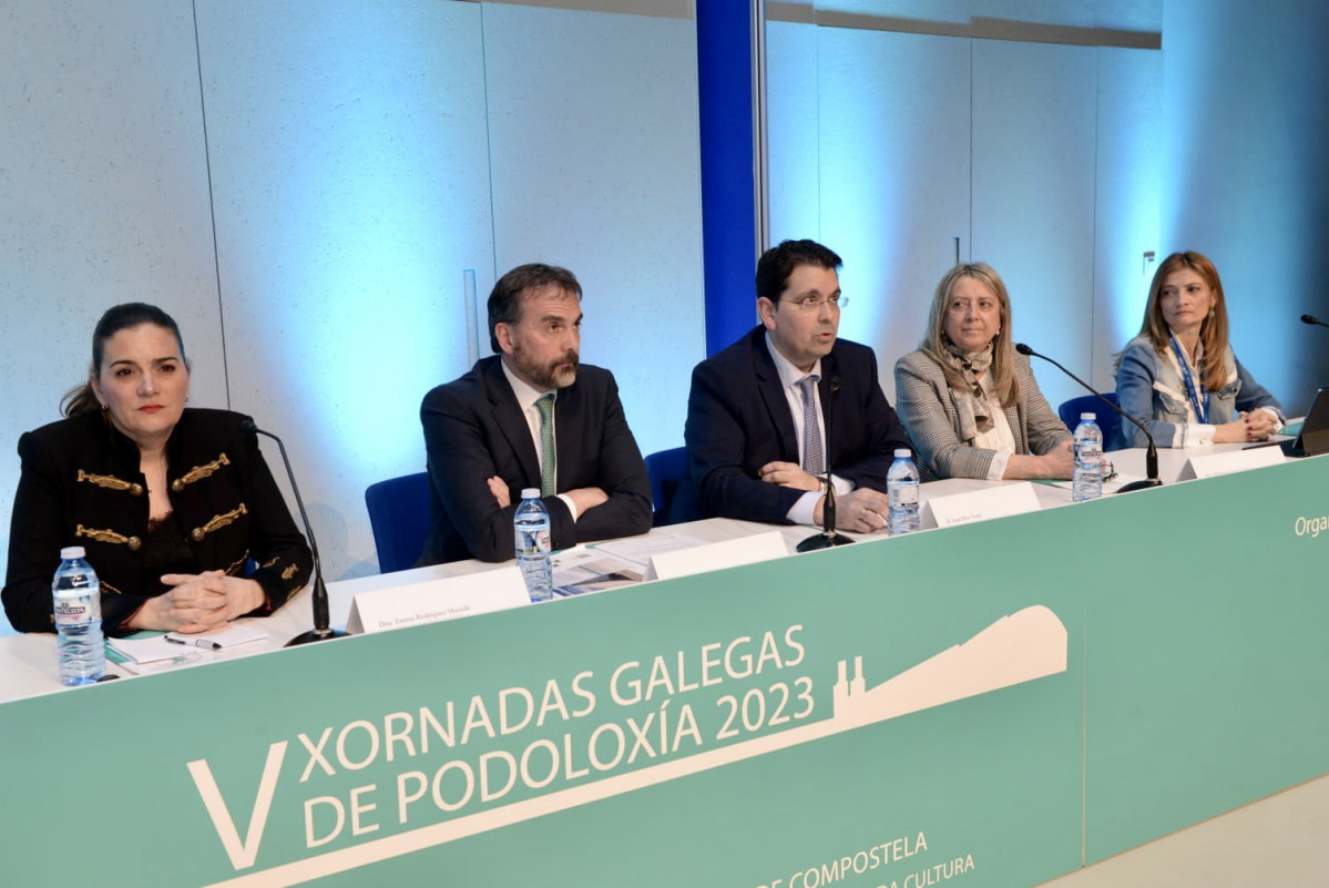 Inauguraciu00f3n de las jornadas de podologu00eda en la Cidade da Cultura