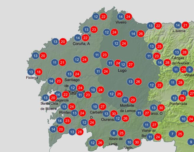 A la playa en abril: la ola de calor dejará temperaturas de 30 grados en Galicia