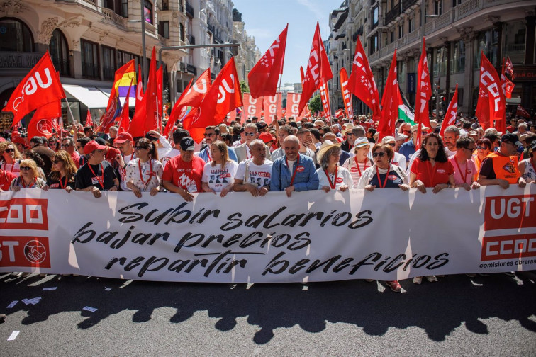 Un 1 de mayo de reivindicación en un clima de gran agitación social