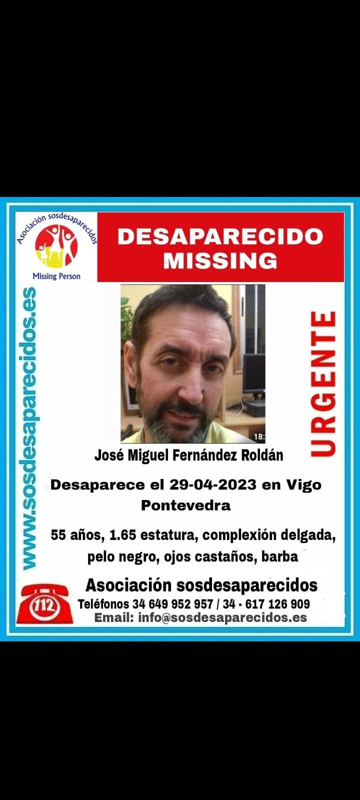 Investigan cómo murió José Miguel Fernández Roldan, cuyo cadáver apareció en Vigo tras 12 días desaparecido