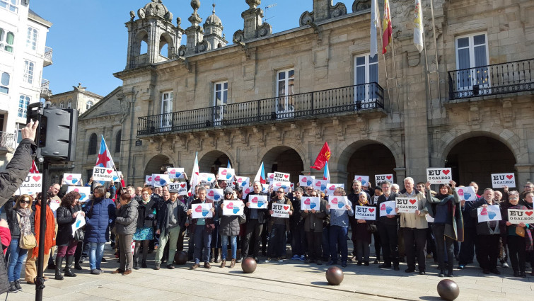 ​Queremos Galego protesta contra a 