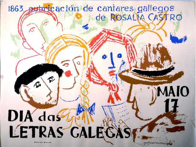 Archivo - Cartel Día das Letras Galegas 1963