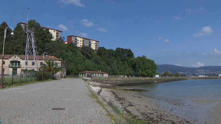 Encuentran el cadáver de un hombre varado en la playa de Ríos de Fóra, cerca de la ETEA, en Vigo