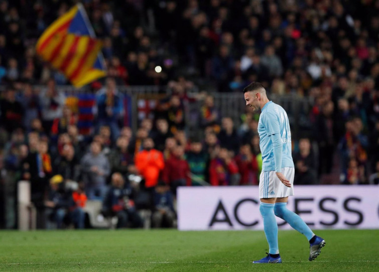 Iago Aspas, obligado a echar el freno 55 partidos después