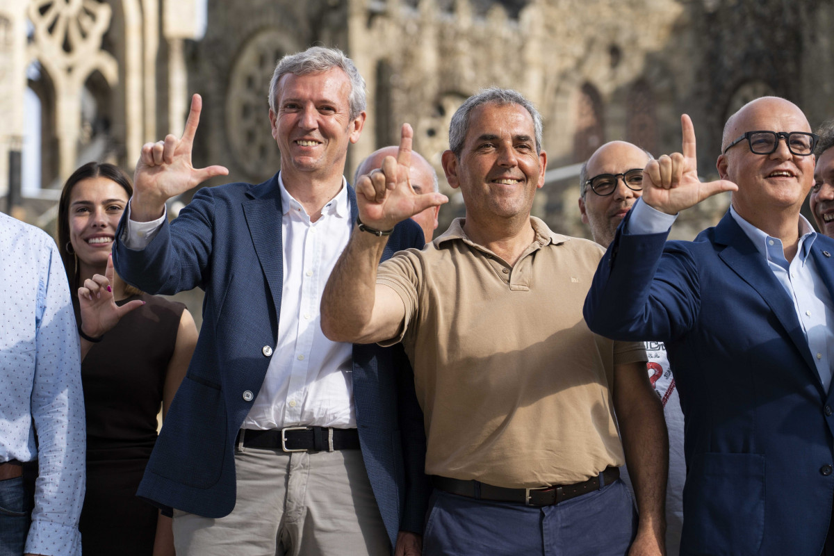 Meeting of O Carballiño, in which Rueda and Baltar have participated.